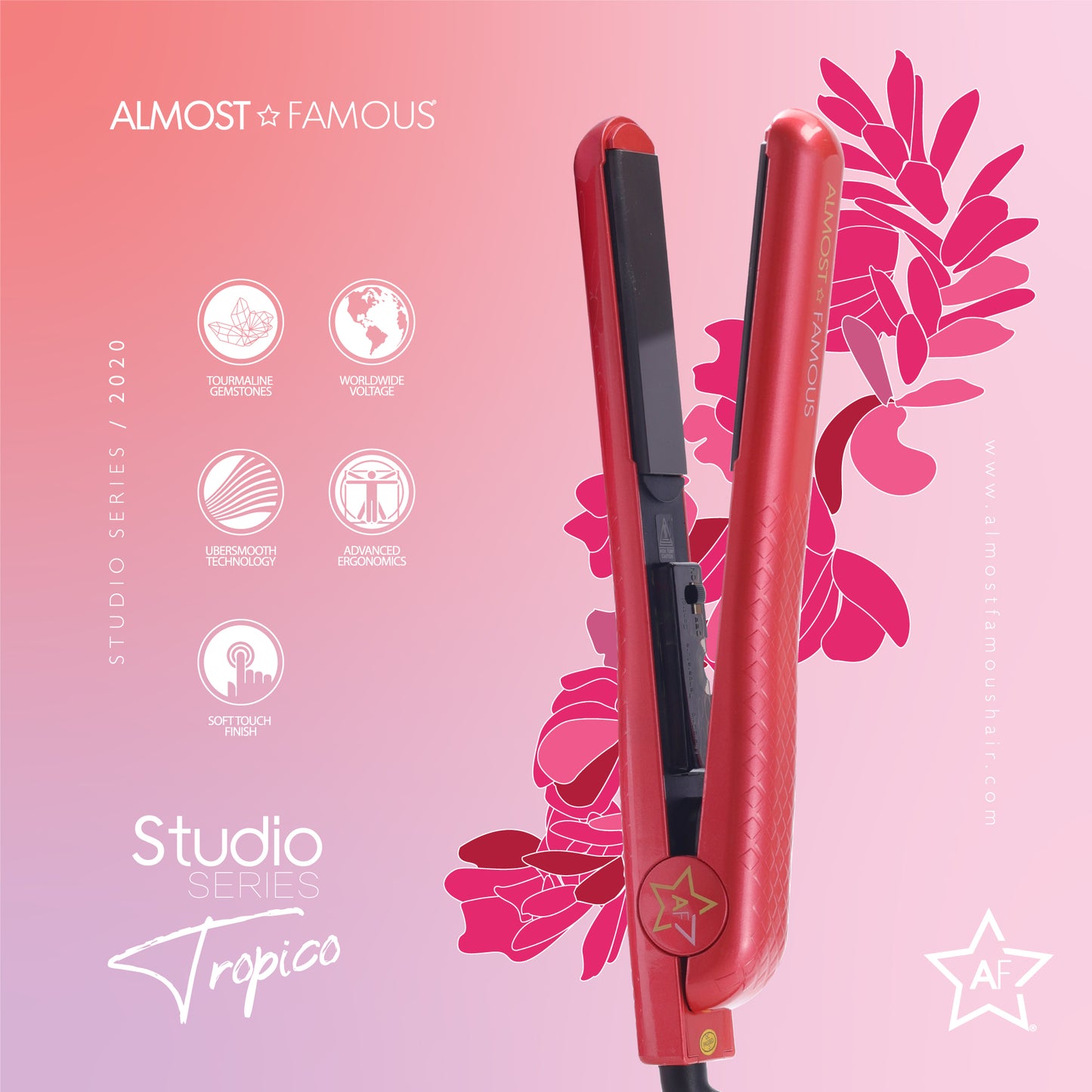 Plush and Almost Famous 1.25” Flat Iron