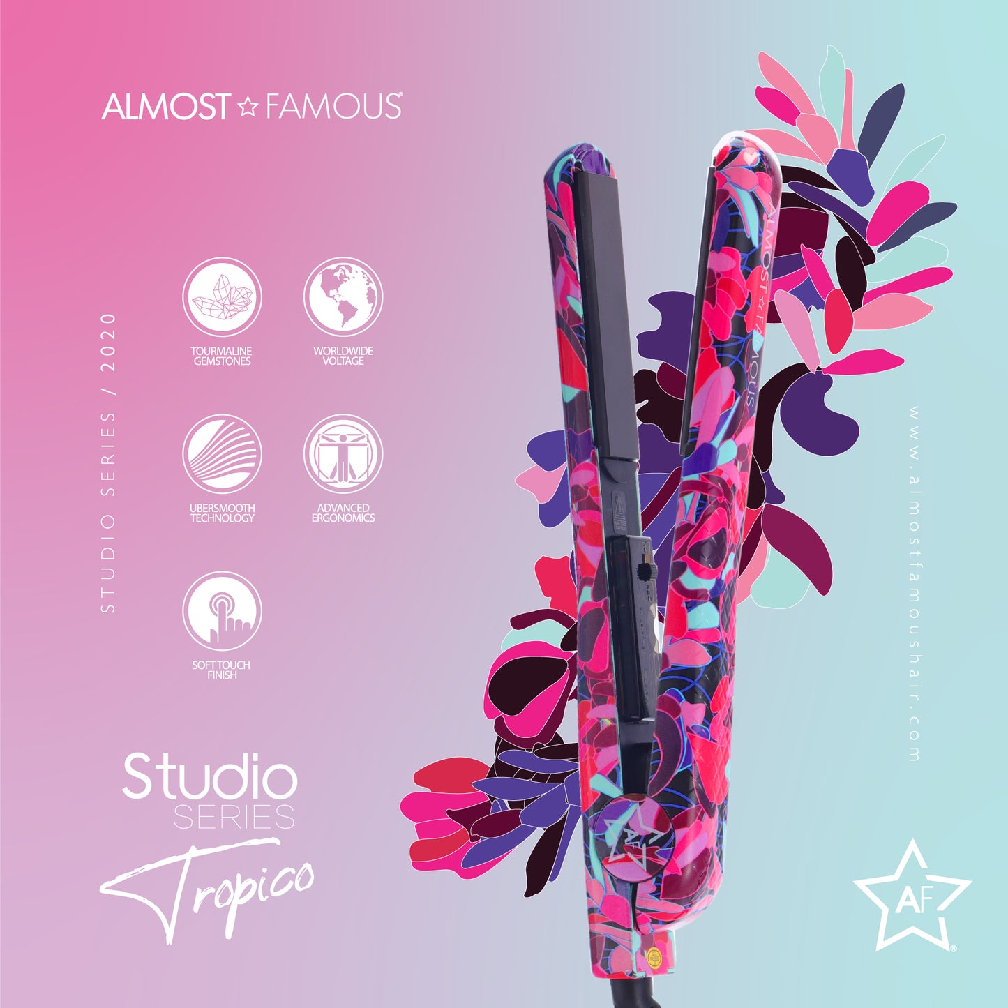 Plush and Almost Famous 1.25” Flat Iron